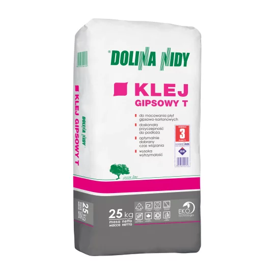 Klej gipsowy T Dolina Nidy uniwersalny 25kg