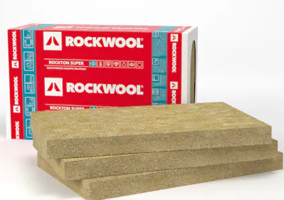 Wełna ściankowa Rockwool Rockton Super (w paczce 8 płyt=4,88m2) λ035 1 płyta=0,61m2 gr. 70mm