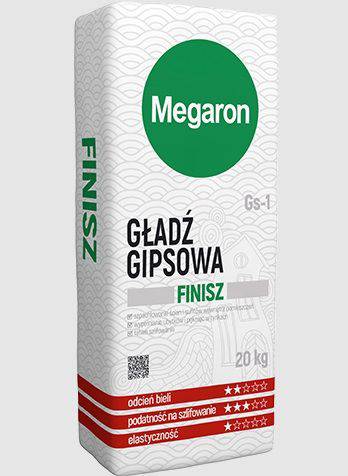 Gładź gipsowa Megaron GS-1 finish worek 20kg