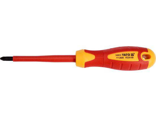 Wkrętak śrubokręt izolowany 1000V PZ2 x 100mm uniwersalny