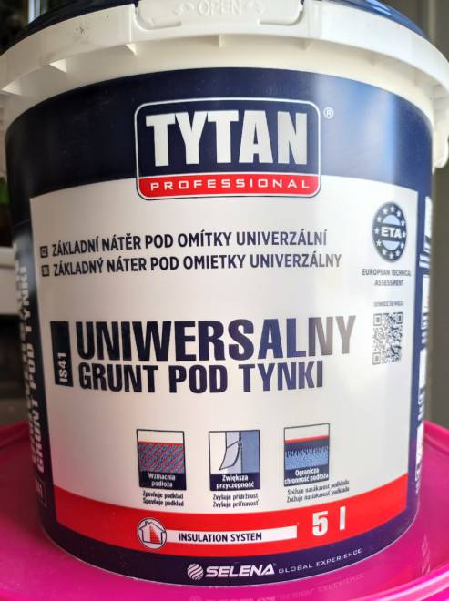 Tytan professional IS41 uniwersalny grunt pod tynki 5l