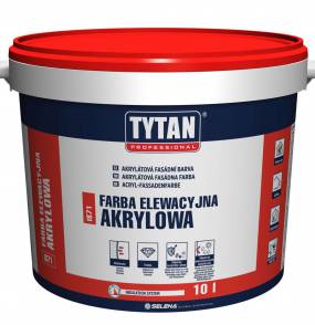 Tytan professional IS71 farba elewacyjna akrylowa baza A 10l