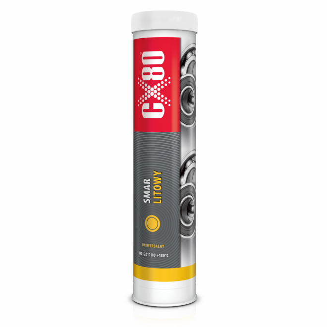 Smar litowy kartusz do smarownic 400g uniwersalny 60286 CX80