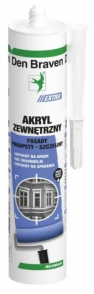 Akryl uszczelniacz Den Braven zewnętrzny biały 280ml