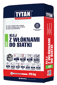 Tytan professional IS22 Klej z włóknami do siatki 25kg x 48 sztuk (paleta)