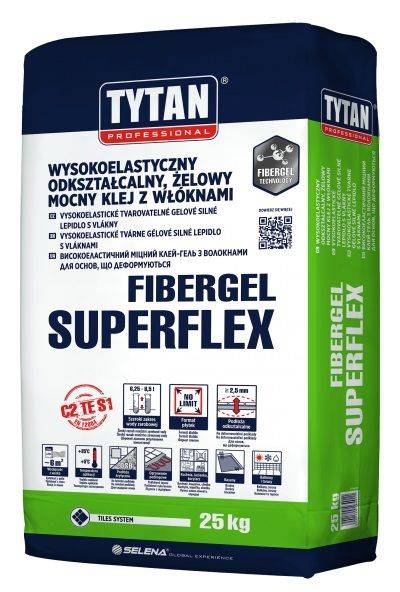 Tytan professional TS55 klej do płytek wysokoelastyczny odkształcalny Superflex 25kg szary