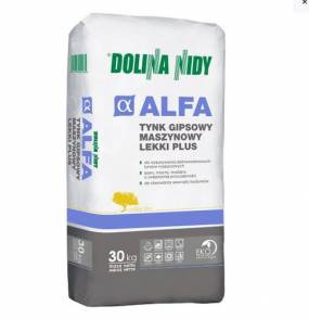 Tynk gipsowy Alfa lekki Dolina Nidy 30kg