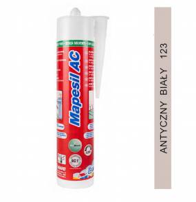 Silikon Mapesil AC kolor 123 (antyczny biały) Mapei 310ml