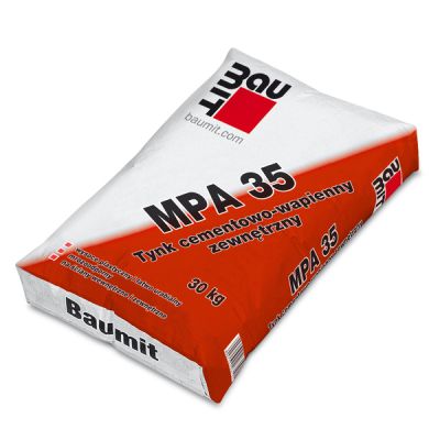 Tynk cementowo-wapienny 30kg Baumit MPA 35 zewnętrzny