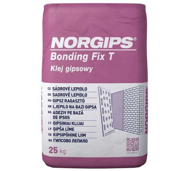 Klej gipsowy Bonding Fix T uniwersalny 25kg NORGIPS