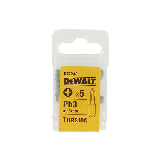 Bit końcówka PH3 x 25mm DeWalt DT7233 (opak 5szt) 1 sztuka