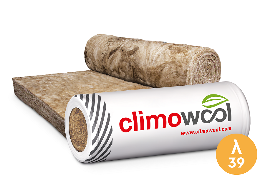 Wełna Climowool 039 gr. 50mm 1 rolka (18,48m2)