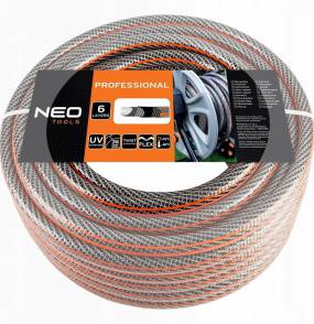 Wąż ogrodowy zebra 1/2”' 13mm 6-warstwowy 25mb