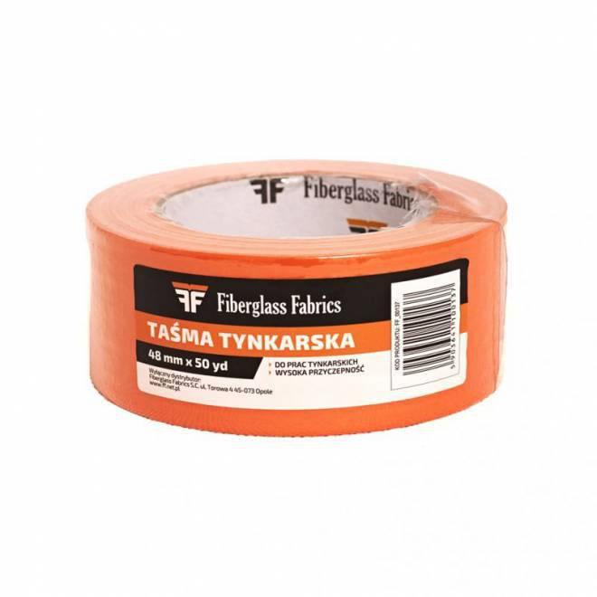 Taśma FF tynkarska elewacyjna pomarańczowa 48mm x 50yd