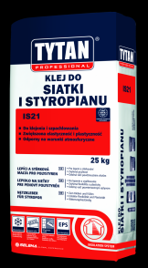 Tytan professional IS21 klej do siatki i styropianu 25kg szary