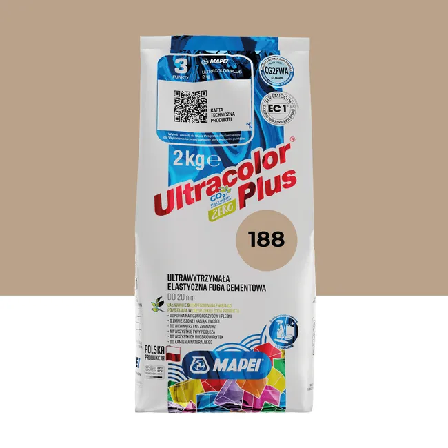 Fuga Ultracolor plus 2kg Mapei kolor 188 (ciasteczko)