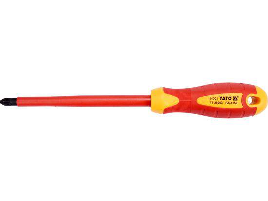 Wkrętak śrubokręt izolowany 1000V PZ3 x 150mm uniwersalny