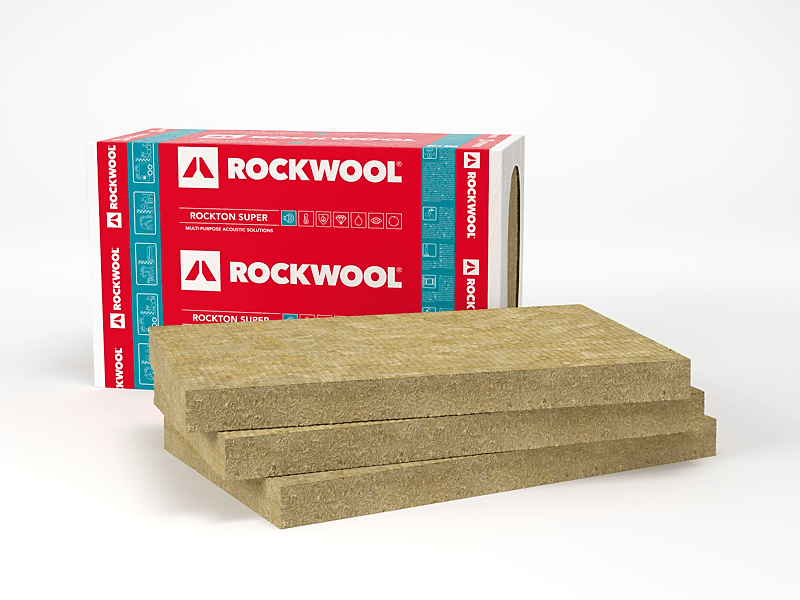 Wełna ściankowa Rockwool Rockton Super (w paczce 4 płyty=2,44m2) λ035 1płyta=0,61m2 gr. 150mm