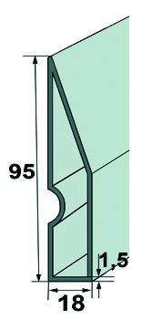 Łata Słowik trapezowa 2,5m LTT