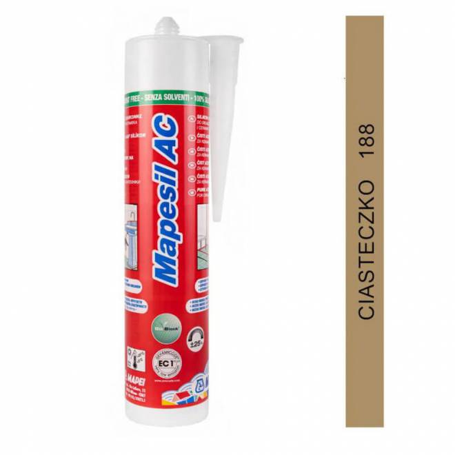 Silikon Mapesil AC kolor 188 (ciasteczko) Mapei 310ml