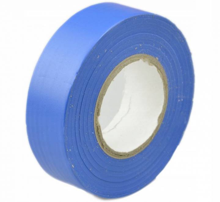 Taśma izolacyjna niebieska PVC 16mm x 30m