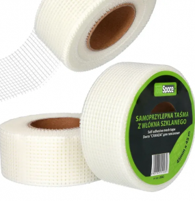 Taśma siatka z włókna szklanego do G-K 45mm x 45m