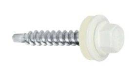 Wkręt farmerski WFD z podkładką 4,8x35mm (BIAŁY) RAL 9010 (op 250szt) 1 sztuka W-M