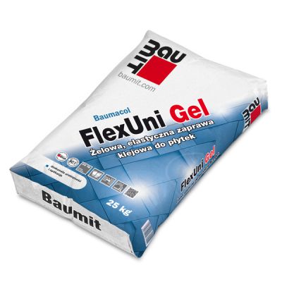 Klej do płytek Baumit FlexUni Gel żelowy 25kg wodo- i mrozoodporny uniwersalny